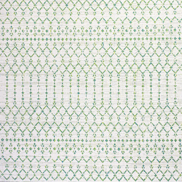 Ourika Moroccan Geometric Textured Weave Indoor/outdoor Square Rug